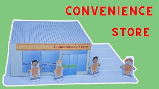 Papercraft Convenience Store 3D  Papercraft World [upl. by Krell]