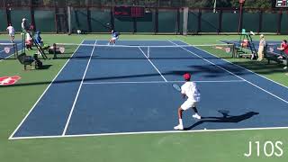 Maxime Cressy UCLA vs Eric Fomba Stanford [upl. by Rahs]