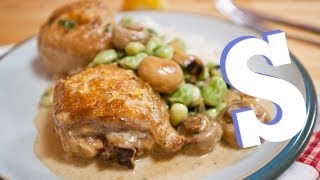 CHICKEN FRICASSÉE RECIPE  SORTED [upl. by Yrojram]