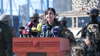 Daxuyaniya YPJ QSD û Hêzên Asayişê li kampa Holê bi navê ‘Ewlehiya Domdar’ [upl. by Ocsisnarf]