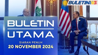 Malaysia Terus Melangkah Dengan Keyakinan Tawaduk  PM  Buletin Utama 20 November 2024 [upl. by Aihc]