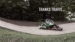 Aaron Wheelz  WCMX  Wheelchair Tramp Frontflip [upl. by Eenet]