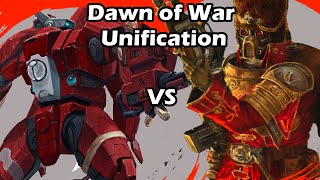 Dawn of War Unification 1 vs 1 Farsight Enclave Kosmos vs Vostroyan Firstborn NOX [upl. by Docia]