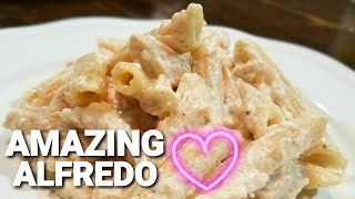 Easy Chicken Penne Alfredo Recipe [upl. by Pratt229]