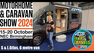 A Quick Look at a S amp L Atlas Campervan at the NEC caravan and Motorhome show Oct 2024 [upl. by Marya]