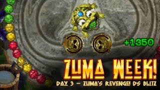 Zumas Revenge DS  Daily Dungeon Blitz  2059600  SPHEREMATCHERS ZUMA WEEK  DAY 3 [upl. by Pudens]