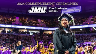 JMU 2024 Commencement Ceremony  The Graduate School [upl. by Tipton125]