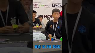 Fastest Rubik’s Cube 2 by 2 Averages OAT  shorts viral subscribe [upl. by Rolyt352]