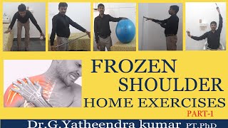 Home exercises for Frozen shoulder  adhesive capsulitis  periarthritis  shoulder pain [upl. by Peterec]