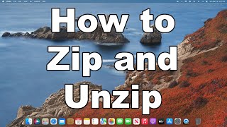 Hot To Zip And Unzip A File On Mac  macOS  A Quick amp Easy Guide [upl. by Luo]