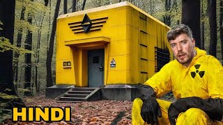 Survive 100 Days In Nuclear Bunker Win 500000 HINDI mrbeast [upl. by Nhor]