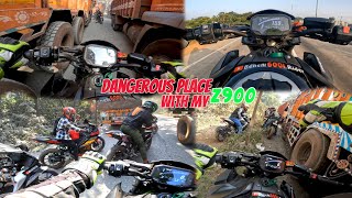 Bhayankar place Re Sabu Rider Fasi Gole😨 Saturday Ride viralvideo viralshort z900 [upl. by Schmitt]