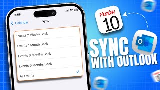 How to Sync iPhone Calendar with Outlook  Sync Outlook Calendar to iPhone [upl. by Ladin]