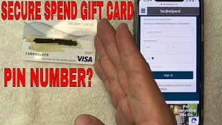 ✅ How To Get PIN On Secure Spend Prepaid Visa Gift Card 🔴 [upl. by Bunny]