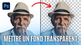 Comment mettre un fond en transparent sur photoshop  Tutoriel [upl. by Carlotta125]