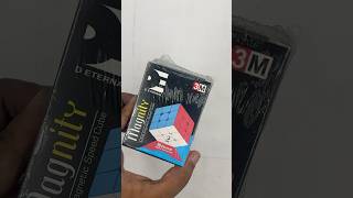 D Eternal Magnity 3M 3x3 Magnetic 🧲 Cube Black Stickered version unboxing review cube deternal [upl. by Einaj]