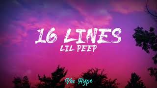 Lil Peep  16 Lines lyrics [upl. by Akenat]