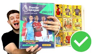 COMPLETE Panini ADRENALYN XL Premier League 202122 Collection Binder Update [upl. by Ashlan]