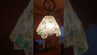 Fused Glass Custom Pendant Lamp Shade [upl. by Einram83]