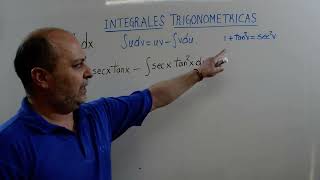 INTEGRAL sec3xdx Integral por partes integral trigonométrica [upl. by Skip]