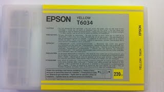 How to Refill Epson Cartridge 9800 Part 1 [upl. by Hymen]