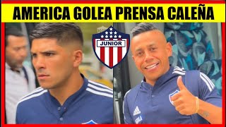 JUNIOR de BARRANQUILLA PRENSA CALEÑA AMERICA VA A GOLEAR a LOS SUPLENTES [upl. by Elem]