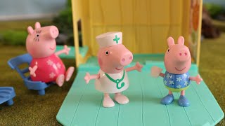 Peppa Wutz  Schorsch muss zum Arzt  Peppa Pig Deutsch Neue Folge  Toy Play  Spiele für Kinder [upl. by Uno]