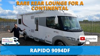 Rapido 9094DF Motorhome Review  WeBuyAnyMotorcaravancom [upl. by Enitsirc]