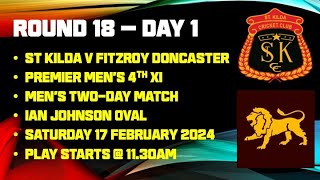 Round 18 Day 1  St Kilda v Fitzroy Doncaster 4th XI [upl. by Yecad]