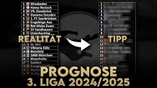 3 Liga Prognose 202425 Wer steigt in die 2 Liga auf wer steigt ab Wer enttäuscht [upl. by Rheba641]