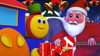 Bob el tren  cascabeles en inglés  Papá Noel canción  navidad rimas  villancicos  Jingle Bells [upl. by Rahsab]