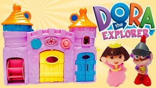 Dora The Explorer and Boots Bathtime Bubble Castle [upl. by Akcira868]