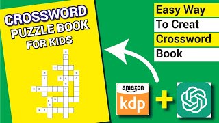 How to make crossword puzzle for kdp  Aududu  Kids Activity Book [upl. by Francyne178]