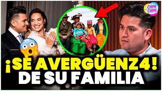 Deyvis Orosco excluye a su familia de su boda por utilizar polleras [upl. by Dalli]