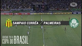 Gols  Sampaio CorrêaMA 2 x 1 Palmeiras  Copa do Brasil 2014  07052014 [upl. by Ibocaj95]