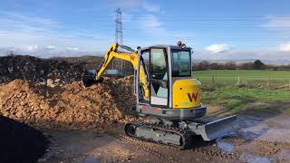 Test driving the latest Wacker Neuson EZ36 mini excavator courtesy of Equipment One [upl. by Bunder]