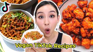 I Tried Viral Vegan Recipes 🥦 [upl. by Lerrad]