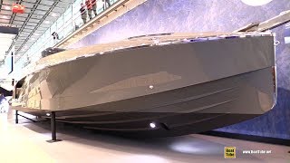 2018 Frauscher 1414 Demon Yacht  Walkaround  2018 Boot Dusseldorf Boat Show [upl. by Nanaj]