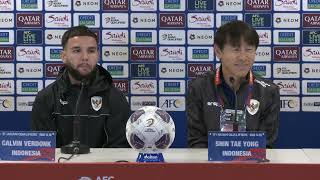 PREMATCH PRESS CONFERENCE BAHRAIN vs INDONESIA [upl. by Atnwahs]