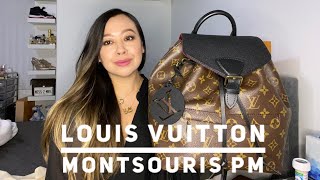 Louis Vuitton New 2020 Monogram Noir Montsouris PM Backpack [upl. by Chucho607]