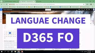 How to Change Language in Dynamics D365 Finance and Operations videos [upl. by Atekihs]