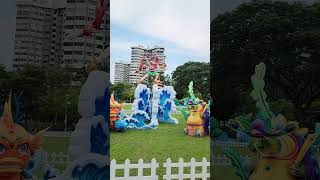 Mid autumn festival  lakeside gardens Singapore midautumnfestival shortsjuronglakegardens [upl. by Justinn765]