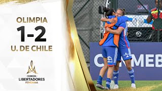 OLIMPIA vs UNIVERSIDAD DE CHILE 12  RESUMEN  CONMEBOL LIBERTADORES FEM 2023 [upl. by Bixler]