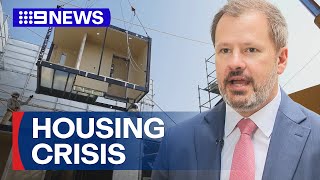 Australia’s housing crisis could be about to get worse  9 News Australia [upl. by Thurber686]