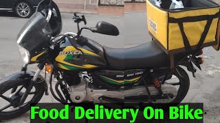 Hungerstation Food delivery on bike Vlog [upl. by Fionnula]