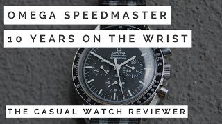 Omega Speedmaster Review 10 Years on the Wrist [upl. by Vivle]