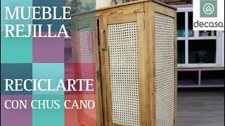 Cómo hacer un mueblerejilla por Chus Cano  Decora tu hogar con Reciclarte T4 [upl. by Sondra]