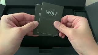 WOLF Double Cub automatic watch winder unboxing [upl. by Hayley78]