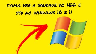 como ver a saúde do HDD E SSD NO windows 10 [upl. by Alliuqat322]