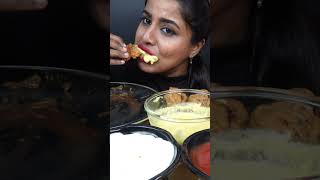 ASMR Eating Spicy Fried ChickenMasala MaggiChicken Fried Noodles Street Food ASMR Eating Mukbang [upl. by Arela]